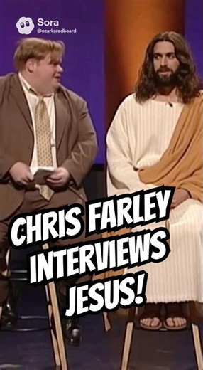 Chris Farley SNL Awkward Interviews…Today’s Guest…Jesus