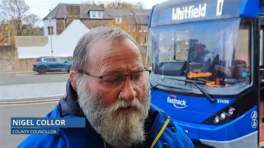 The first journey on Dover's new Fastrack bus service - video Dailymotion