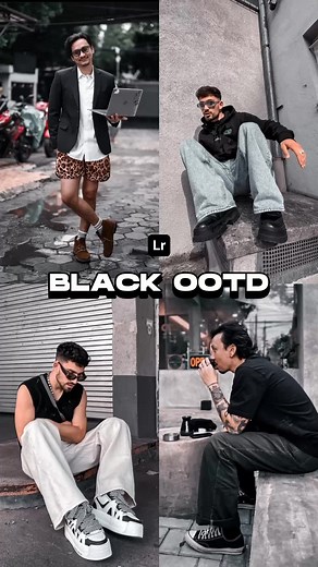 Black Outfit Editing Tutorial with Lightroom Presets