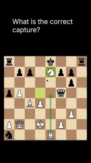 Can you find the correct capture? #chess #chesstactics #chessmistakes