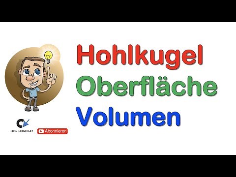 Hollow sphere volume and surface area