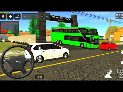 BUS SIMULATOR INDONESIA|| Bus🚌 Driving👮‍♂️ City euro Coach bus Simulator 🔥-Android Gameplay Bus 2024