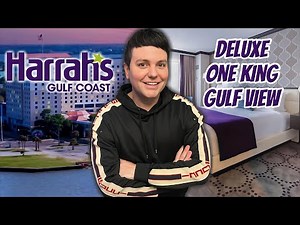 Harrah’s Gulf Coast Deluxe King Room Tour | Gulf View Review (Worth It?)