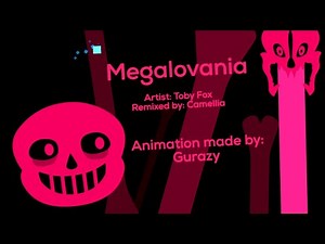 Megalovania | Toby Fox (Remix by: Camellia) (Animation made by @Gurazy)