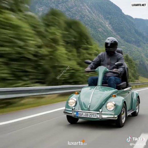 Luxarts VW Beetle Inspired Mobility Scooter