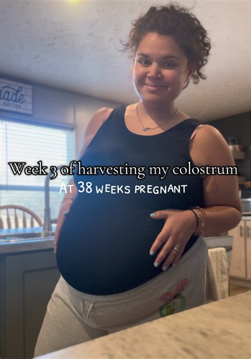 First colostrum collecting journey and I feel super accomplished! Super proud of what I’m able to collect. Feeling much more confident and educated during this breastfeeding journey compared to my first pregnancy. #sahmcontentcreator #breastfeeding #colostrumharvesting #pitchermethod #pregnant