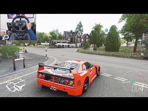 Ferrari F40 - Forza Horizon 4 | Logitech g29 gameplay