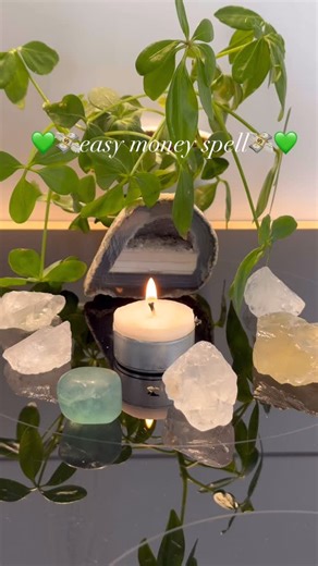 𝑪 𝑯 𝑹 𝑰 𝑺 𝑺 𝑰 🤍 on Instagram: "✨ Easy Money Spell ✨ Place a tealight, a few coins, and a sprinkle of cinnamon & basil together to invite financial flow, opportunity, and steady abundance. Light the candle with intention, focus on what you want to attract, and let the flame carry your message. Once the candle is fully burned, wrap the wax in paper and dispose of it outside your home - never in your indoor trash. The coins can be kept in your wallet to continue the energy of prosperity. 💰