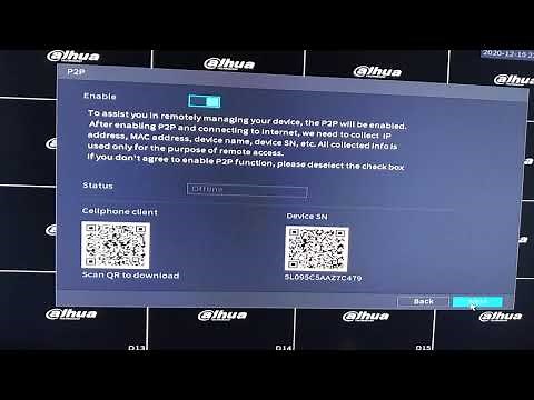 Basic Configuration Dahua NVR Lite Series (Initialization, IP Camera Registration and P2P Online)