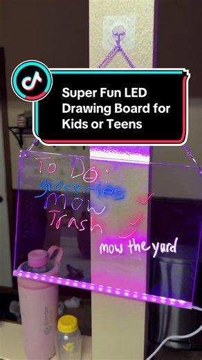 Super fun and legitimately cool, these Kids Neon LED Drawing Boards are a perfect gift for any young child or teenager. It’s just a cool item and the colors really glow so beautifully! #leddrawingboard #kidsdrawingboard