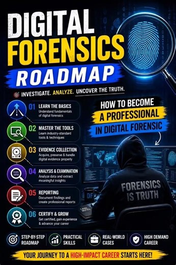 Digital Forensics Roadmap | How to Become a Digital Forensics Expert | How to Track Location