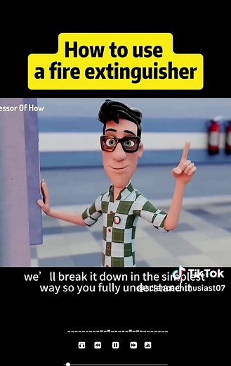 How to use a fire extinguisher #knowledge #science | how to use fire extinguisher