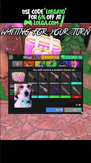 70 Hearts vs Valentine Box! #Roblox #MM2