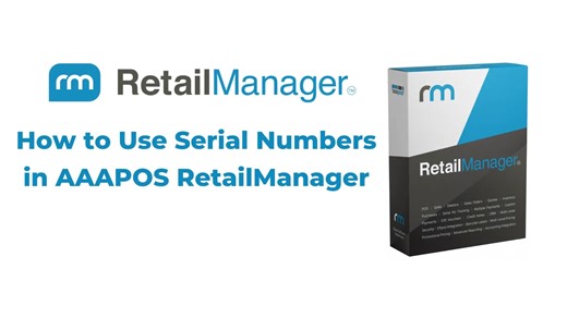 Are you struggling to manage serial numbers in AAAPOS RetailManager? In this tutorial, we’ll walk you through the step-by-step process of using serial numbers to track your inventory more effectively. ✅ Topics Covered: How to enable and assign serial numbers in AAAPOS RetailManager Steps to add, manage, and track items using serial numbers Important things to know about serialized inventory Troubleshooting common serial number issues Using serial numbers helps improve traceability and ensures yo