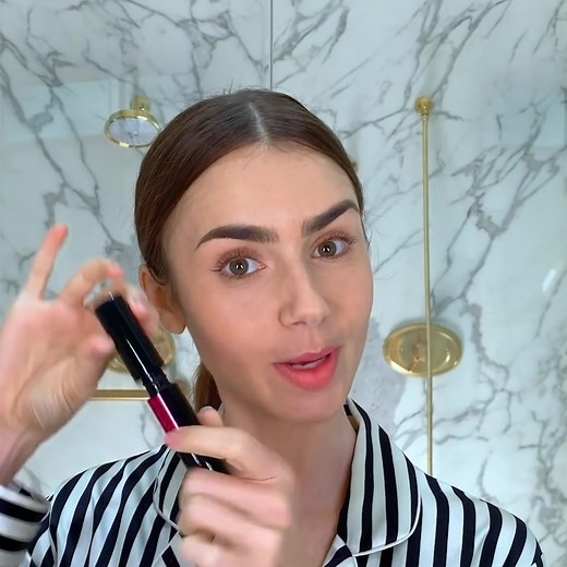 Lily Collins's Makeup Tutorial #makeuptutorial #grwm #fyp #lilycollins