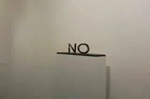 "Yes or No" by Markus Raetz.