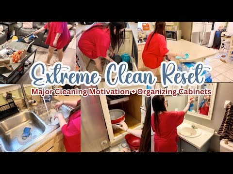 EXTREME CLEAN RESET | MAJOR CLEANING MOTIVATION + ORGANIZING
