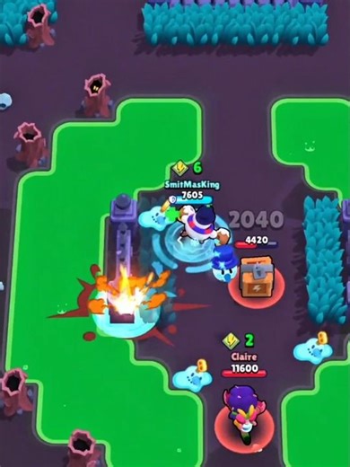 Solo Showdown with Tick 🔥 #brawlstars #brawlin