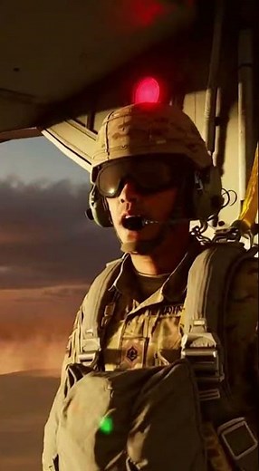 Inside a U.S. Army Airborne Jump from a C-130 Over the Desert
