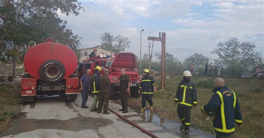 Firefighters control blaze in old fuel tank in Jatibonico