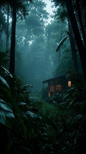 Only the sound of rain and trees 🌿 #rainsounds #asmr #rain #relax #deepsleep
