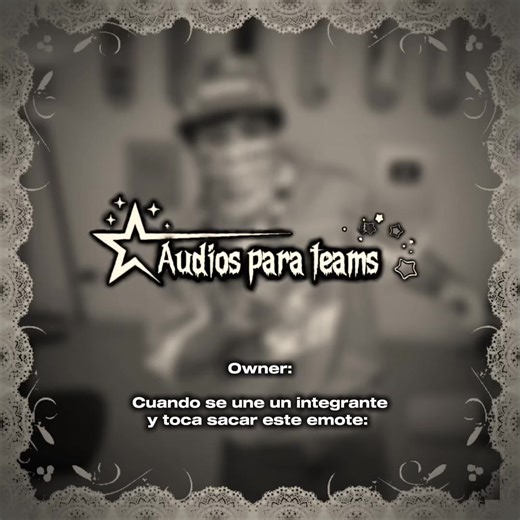 Engaging Team Audios for Collaboration