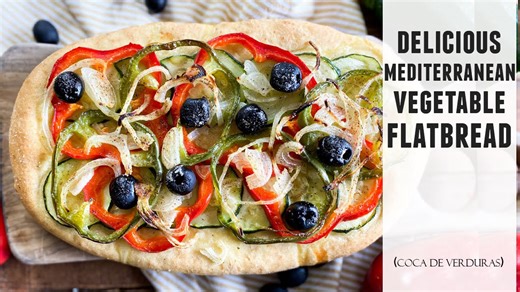 Veggie flatbread everyone will love | Quick & easy recipe