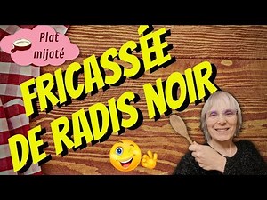 Fricassée de radis noir aux poireaux