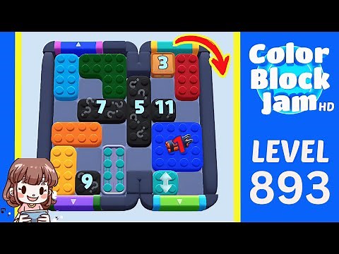 Color Block Jam Level 893 Solution Walkthrough
