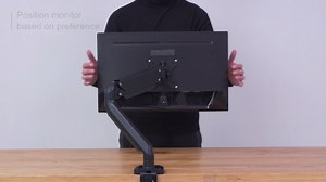 Watch Tension adjustment guide for black gas spring arm on Amazon Live