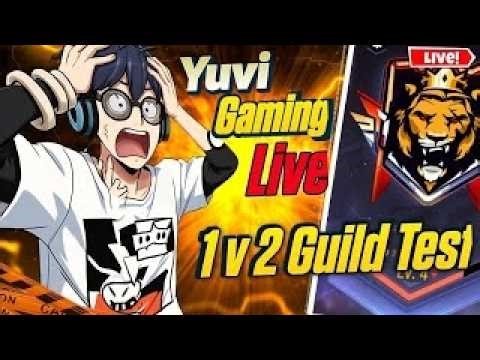 🔴 Day-211 | Free Fire Live 🔥 1v2 Guild Test | Undefeated Yuvi Army Duo 😈