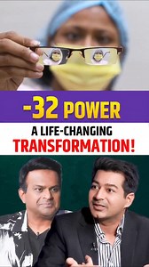 -32 Specs Power Corrected with ICL Surgery ⍟⍟⍟⍟⍟⍟⍟ In this inspiring story, Dr. Rahil Chaudhary, Medical Director at Eye7 Eye Hospitals in Delhi, recalls a young girl who came to him with a -32 power in both eyes. Her thick spectacles made the world appear small and distorted, and with it came deep emotional pain and social stigma. In many smaller towns across India, a girl wearing heavy glasses is often labelled “double battery chashma,” facing judgment and rejection. When she visited Dr. Rahil