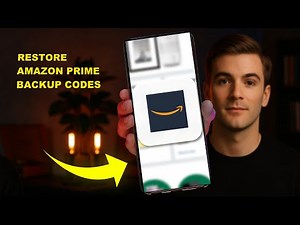 How To Restore Amazon Prime Backup Codes 2025 (FULL TUTORIAL)
