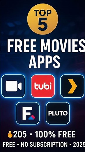 Top 5 FREE Movies Apps 📲🔥 | Watch Unlimited Movies for FREE in 2025! 🍿