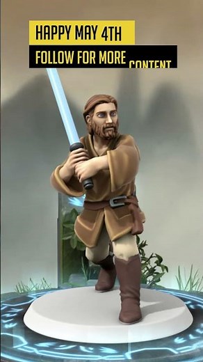 Creating Star Wars Obi Wan Kenobi Miniature on Hero Forge #starwars #obiwankenobi