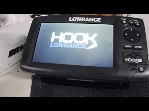 Lowrance Hook 7 Installed On Boat