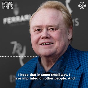 Back in 2021, Louie Anderson was overwhelmed while reflecting on his role in the '80s comedy boom with Dan Pasternack. 💙 | SiriusXM