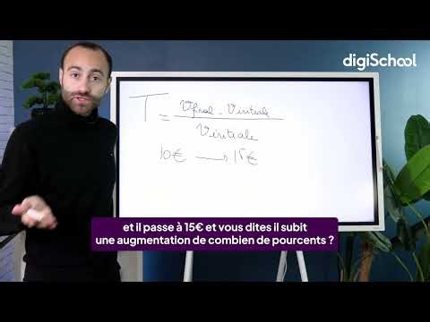 Calculer un taux d'évolution - Maths
