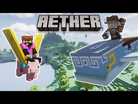 Aether Mod | COMO SOBREVIVER NO PARAÍSO DO MINECRAFT