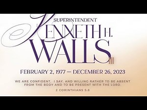 COGIC Homegoing Celebration For Supt. Kenneth H Walls