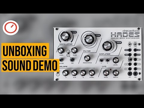 Dreadbox Hades Reissue Analog Synthesizer Unboxing and Sound Demo