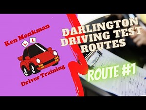 Darlington Driving Test Routes, Route#1