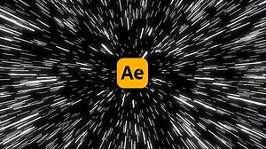 After Effects 中的《星球大战》超空间跳跃的电影科幻光迹 – 无需插件！