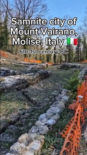 Samnite city of Mount Vairano, Molise, Italy🇮🇹 #archeology #ilmoliseesiste #molise #nature