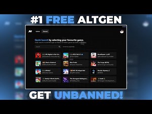 [NEW!] Best Free Roblox Alt Generator! | Altbot | Get Unbanned In Any Game! Byfron Bypass 2025