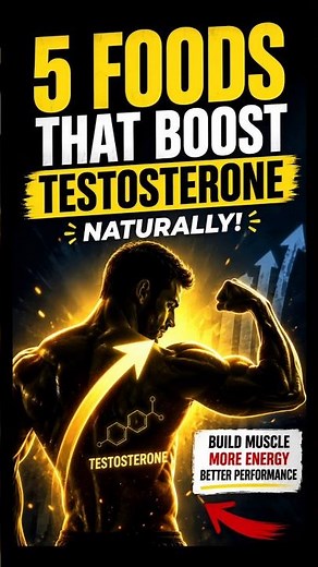 Top 5 Foods That Naturally Boost Testosterone Levels | Men's Health 2026 #health #usa