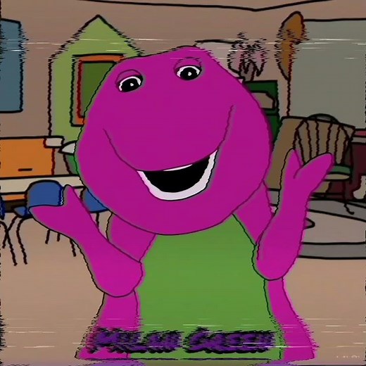 Barney Doll Wink Homemade 36