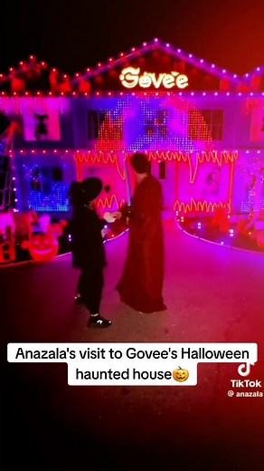 Anazala Family Halloween Haunted House Visit 🎃