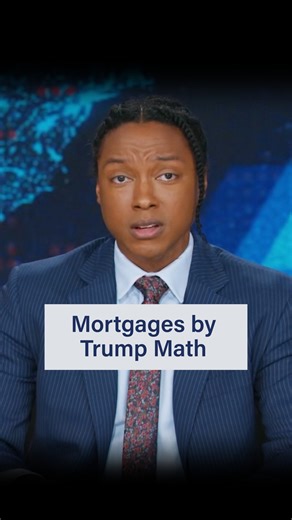 The Daily Show on Instagram: "Trump's 50-year mortgage math is flawless: save $300 now, pay only $1.3 million later!"
