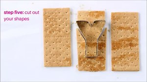 Want to cut shapes from graham crackers without them breaking into crumbles? Great shortcut for cookie decorating. Here's how. (It's easy.) http://thedecoratedcookie.com/2016/02/how-to-cut-shapes-from-graham-crackers/ | The decorated cookie